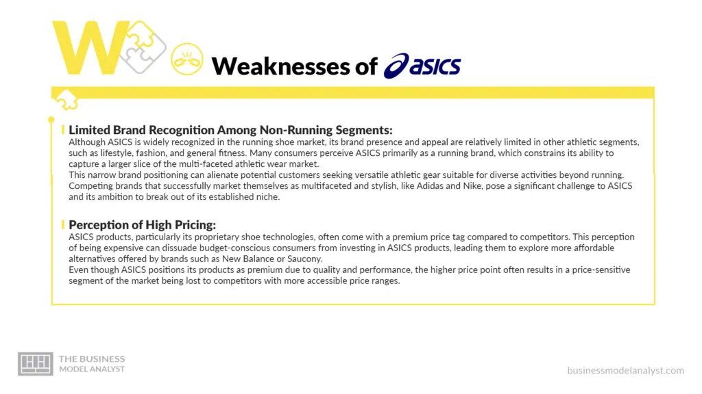 ASICS Weaknesses - ASICS SWOT Analysis