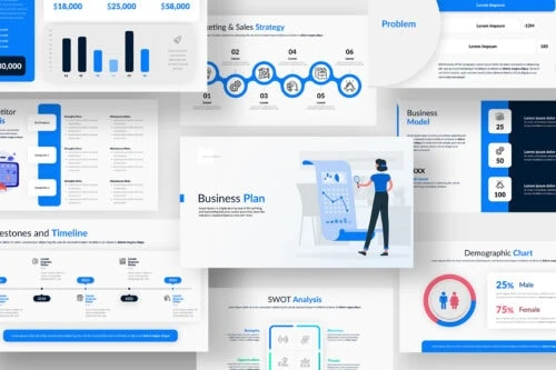 business plan presentation template content 2