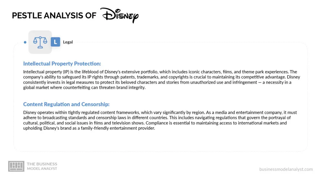 Disney Legal Factors - Disney PESTLE Analysis
