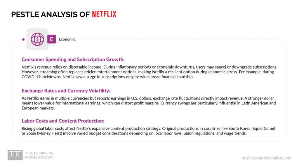 Netflix Economic Factors - Netflix PESTLE Analysis