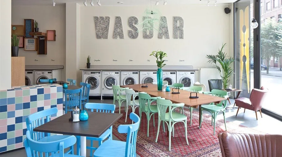 Wasbar in Antwerp, Belgium